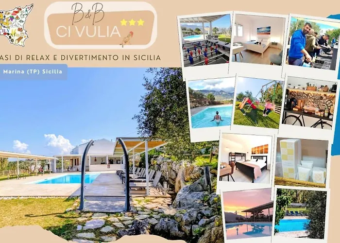 fotos do Ci Vulia B&B - Sicilia, Con Colazione, Piscina, Barbecue, Parcheggio, Free Wifi, Sea Pool And Bbq Alcamo Marina